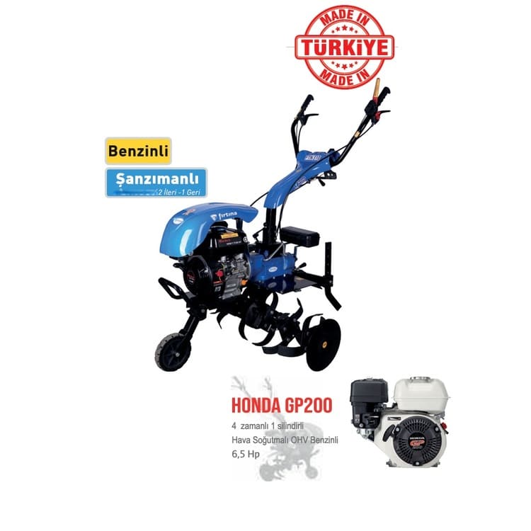 FTN210 Benzinli Çapa Makinesi – 2 İleri 1 Geri Şanzımanlı | HONDA GP200 Motor | Merkez Tarım Eczanesi Seydişehir